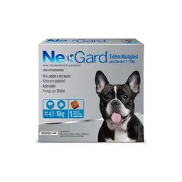 Nexgard Antipulgas para Perro Tableta Masticable