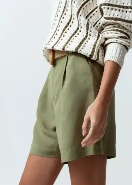 Short Mujer Verde Martini 8 452G303 Naf Naf