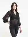  Camisa Lee Negro Puro Ultraoscuro Talla L Naf-Naf 