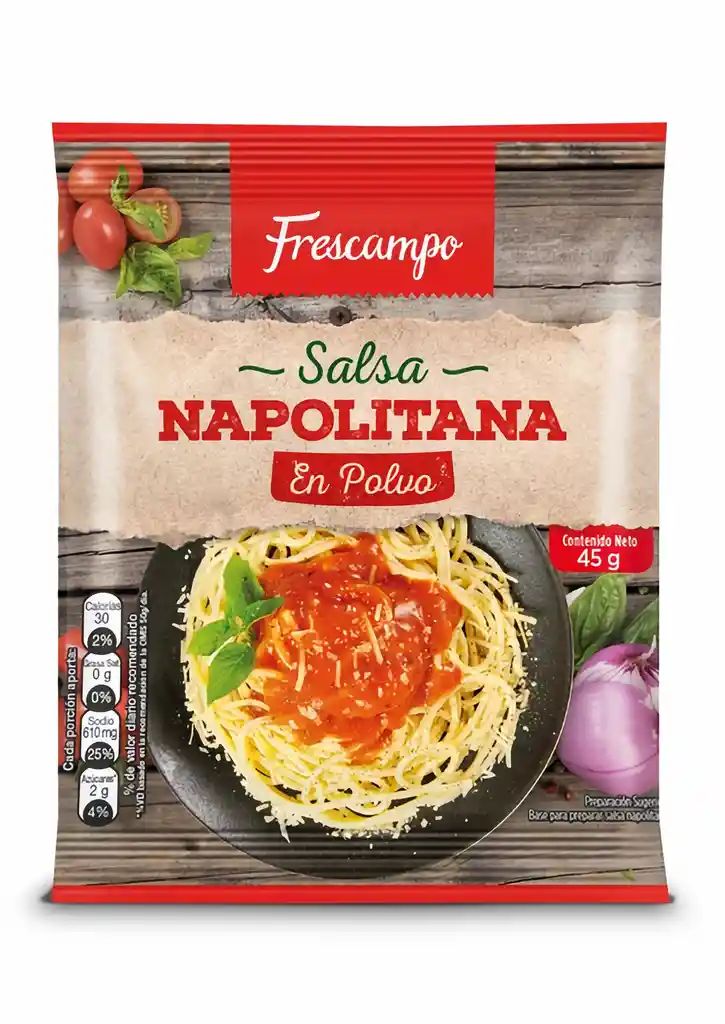Frescampo Salsa Napolitana en Polvo