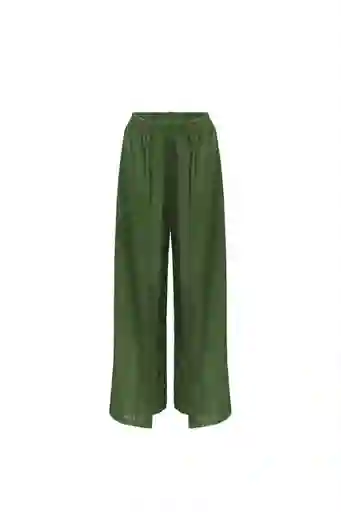 Pantalón Zulima Verde Oscuro XS Mercedes Campuzano