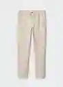 Pantalón Corto 2 Beige Talla 22 Mango Teen Boy Mango