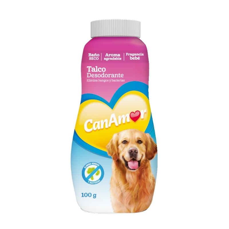 Can Amor Talco Desodorante para Perros 100 g