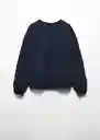 Buzo Sudadera Happy Navy Talla 12 Niñas Mango