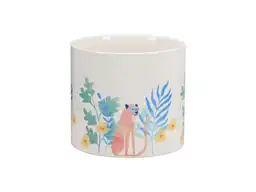 Maceta Decal Cerámica Blanco 14 x 12.5 Casaideas