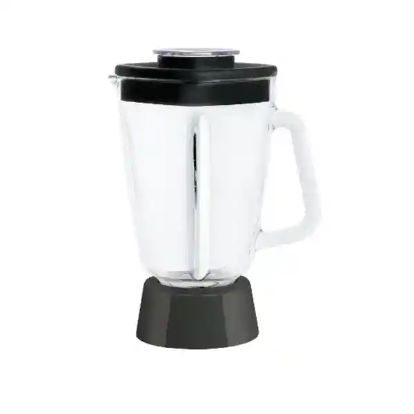 Imusa Licuadora Negra Powermix Glass 5 Velocidades