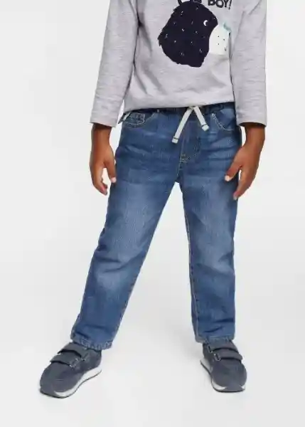 Jeans Carles Tejano Medio Talla 69 Niños Mango