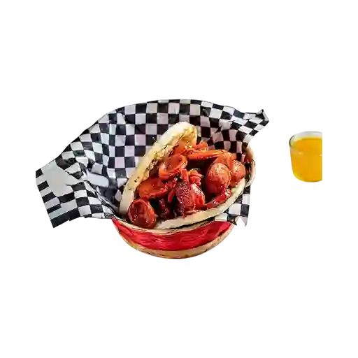 Arepa con Chorizo