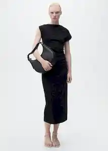 Vestido Juli Negro Talla XS Mujer Mango