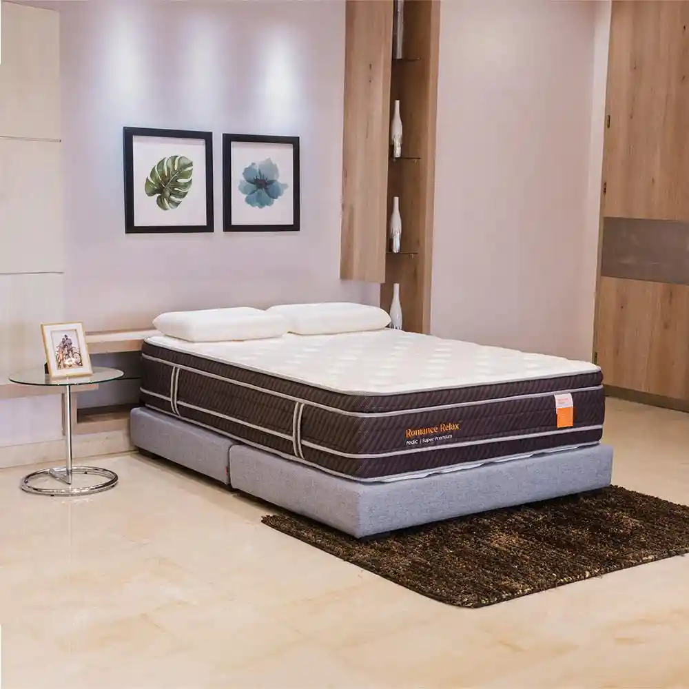 Combo Pedic Super Premium Romance Relax Doble (140 X 190 Cm) Super Premium Espumado Firme