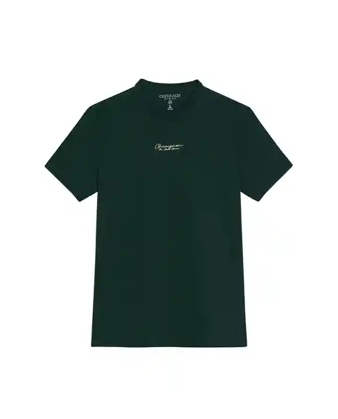 Camiseta Tech Verde Galloway Ultraoscuro XS Chevignon