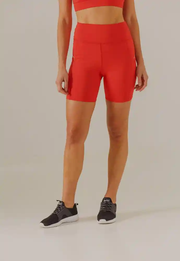 Bronzini Short Ciclista Active Rojo