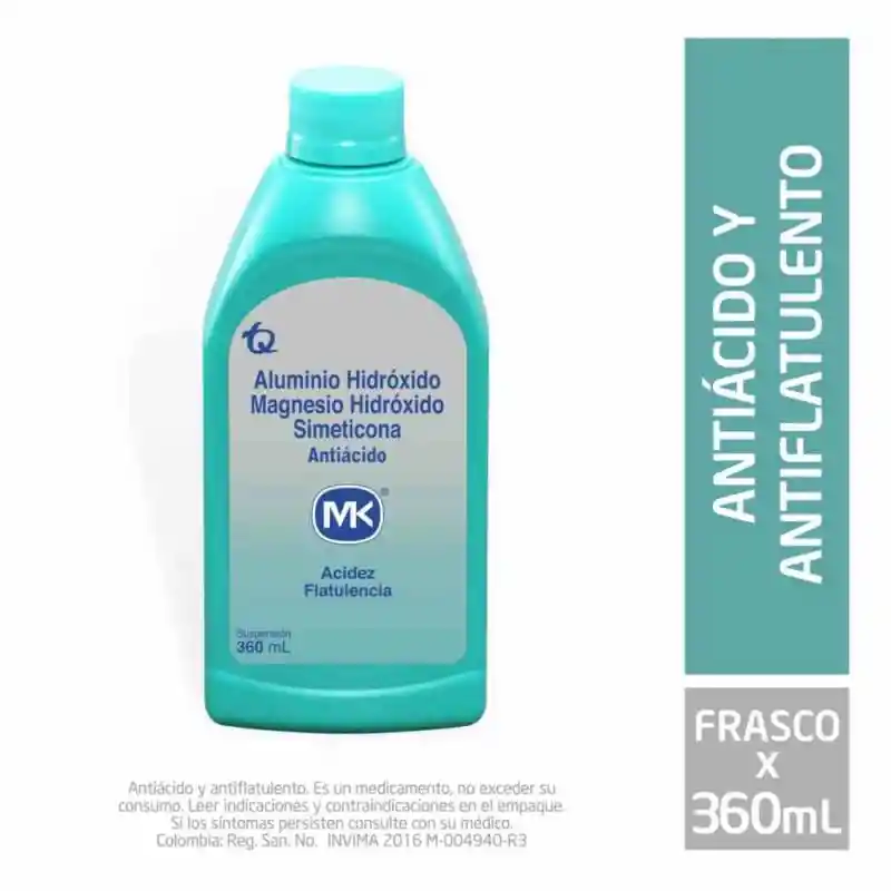 MK Antiácido Frasco x 360 mL