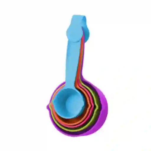 Cuchara Medidoras Serie Arcoiris Miniso