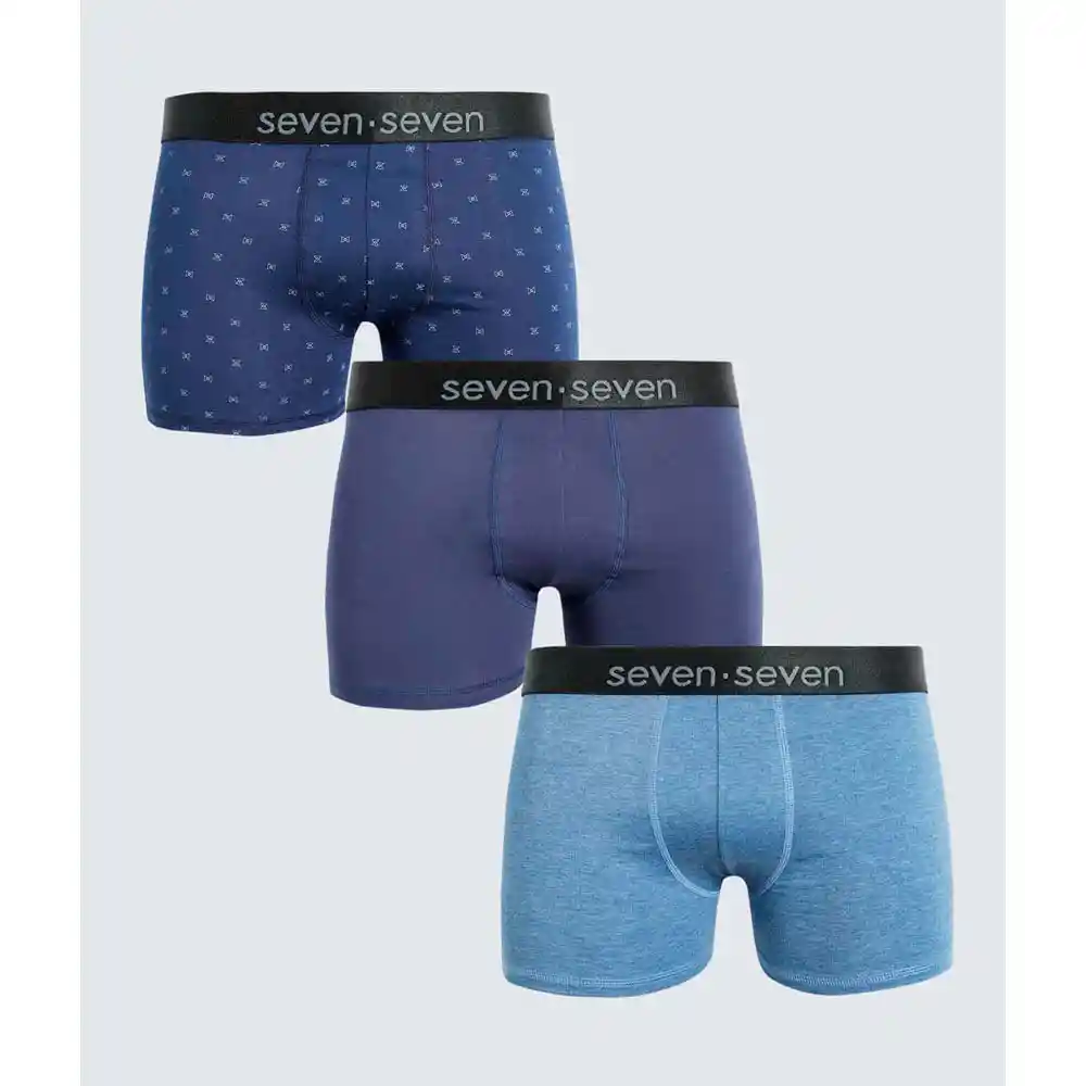 Pantaloncillo Bóxer Corto 3 Un Hombre Seven Seven Talla M
