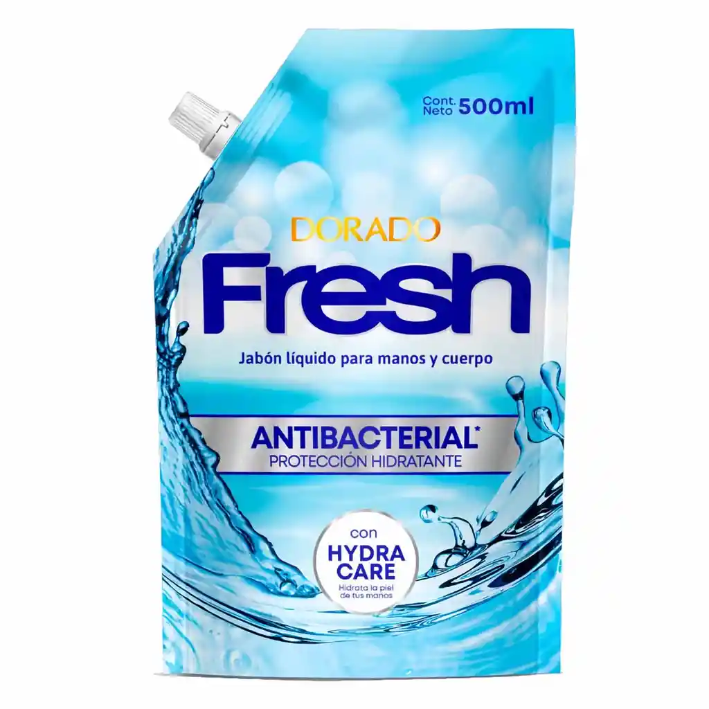 Dorado Jabon Liquidoantibacterial Manos Y Cuerpo X500 Ml