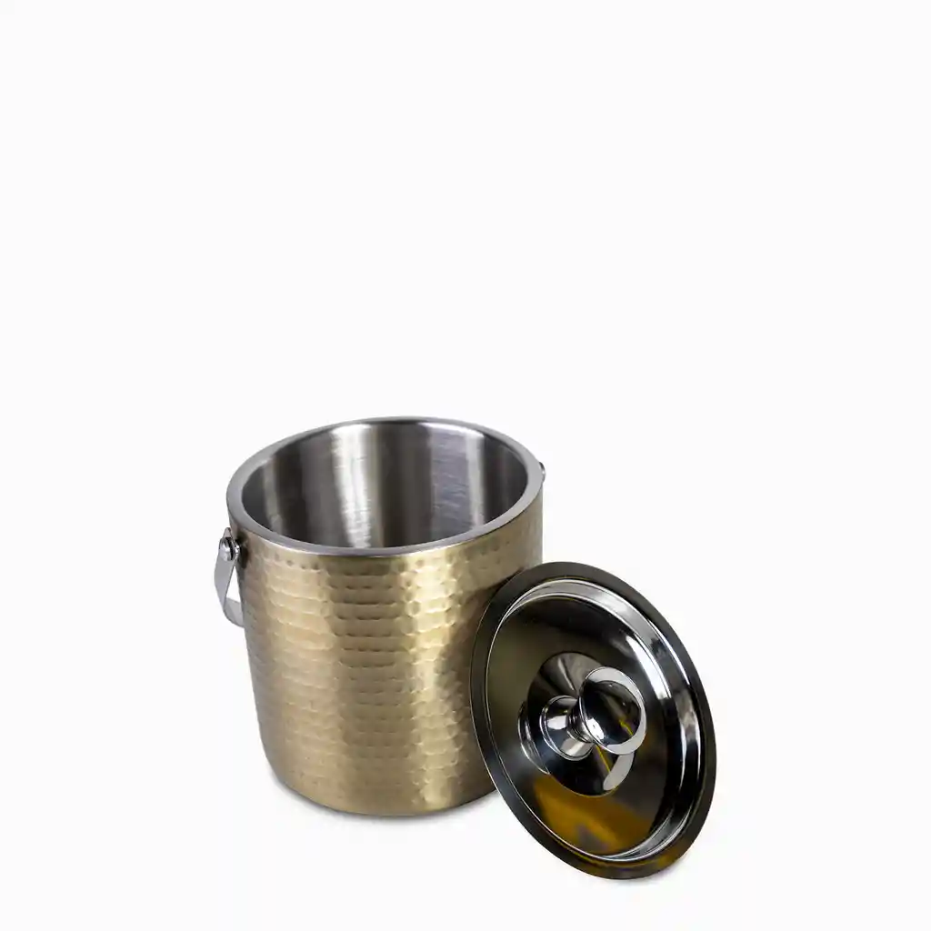 Hielera Doble Pared Destro Dorado Mate Ambiente Gourmet