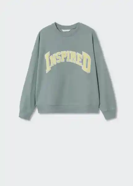 Sudadera Inspired Verde Talla 20 Teen Niñas Mango