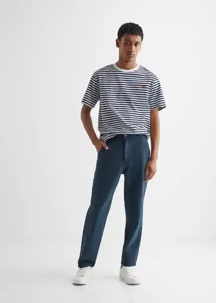 Pantalón Carpi Azul Talla 21 Mango Teen Boy Mango