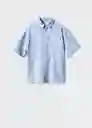 Camisa Aloha Azul Talla 12 Niños Mango