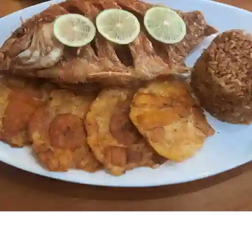 Mojarra roja frita