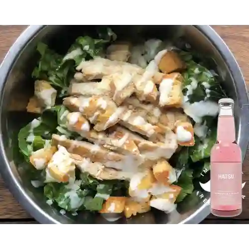 Ensalada Mediterránea +Hatsu Frambuesa/Rosas 300ml