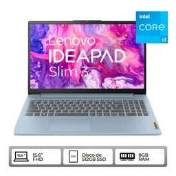 Computador Lenovo Ideapad Slim 3 Intel Core I5 12450h Ram- 8 Gb 512 Gb Ssd Ideapad Slim 3