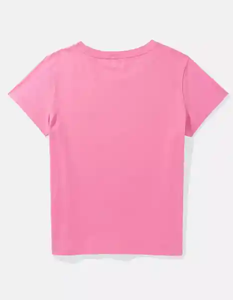 Camiseta Mujer Rosa Talla X-Small American Eagle 03009462