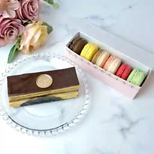 Combo Ópera & Caja de Macarons