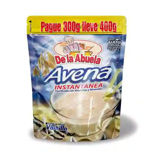 Avena Instantanea Vainilla de La Abuela