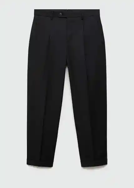Pantalón Boston Negro Talla 40 Hombre Mango