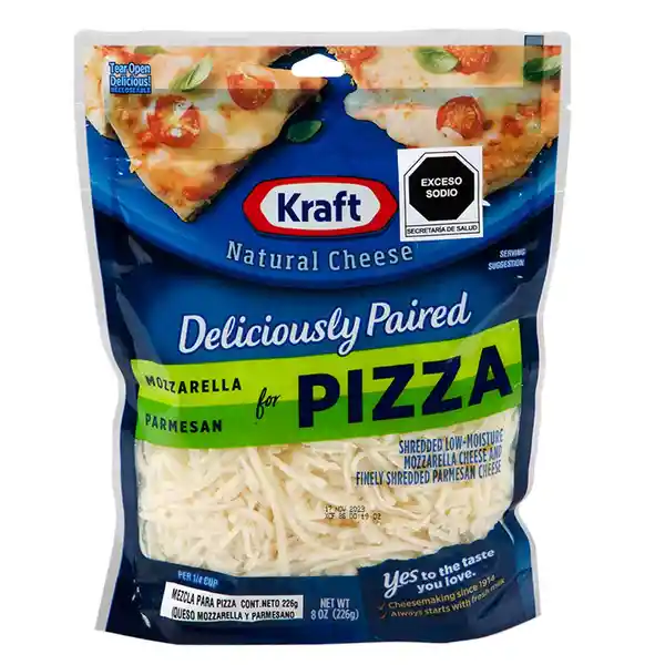Queso Mozzare Parmesano Kraft Rall