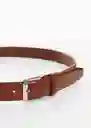 Cinturón Básico Cuero Talla 91 Hombre Mango