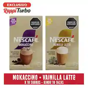 Combo Mokaccino Nescafé 90 g + Vainilla Latte Nescafé 90 g