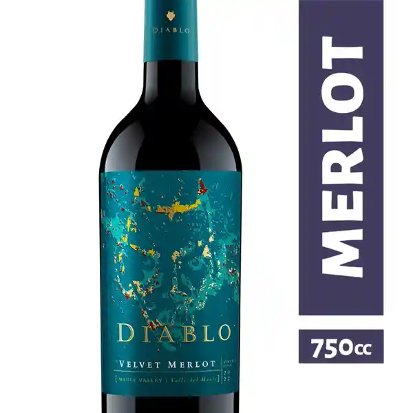 Diablo Vino Tinto Merlot 750ml