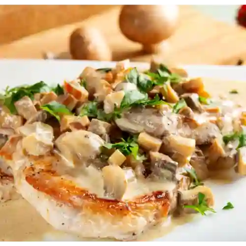 Lomo de Cerdo en Salsa de Champiñones