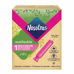 Nosotras Kit Tampones Con Aplicador Reutilizable