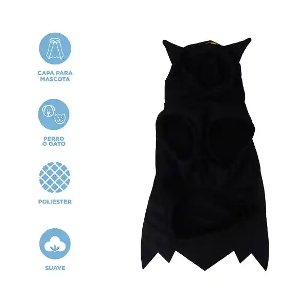 Accesorio Mascotas Sudadera Con Capucha Serie dc Batman Miniso