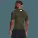 Under Armour Camiseta Hg Armour Comp Ss Hombre Verde Talla SM