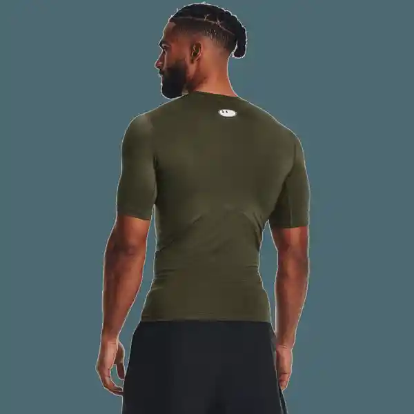 Under Armour Camiseta Hg Armour Comp Ss Hombre Verde Talla SM