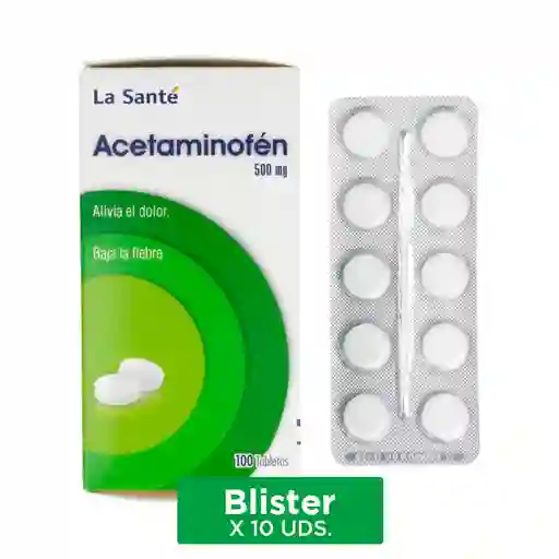 La Santé Blister Acetaminofén (500 Mg)