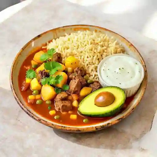 Sopa patacon y res