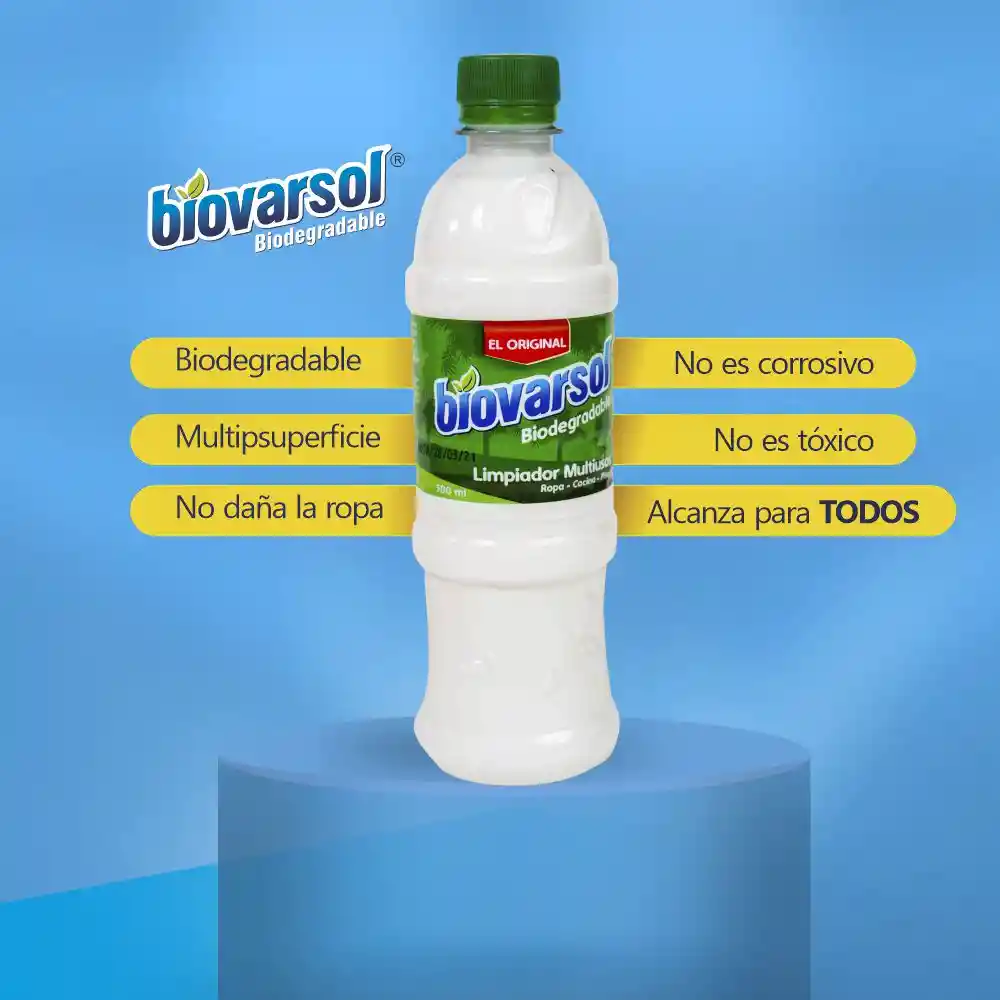 Biovarsol Limpiador Antibacterial Biodegradable