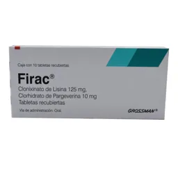 Firac Lisina/Pargeverina (125 mg/10 mg)