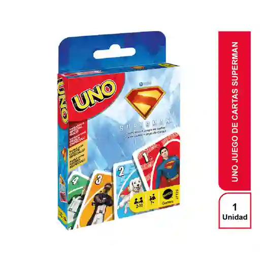 Uno Juego de Cartas Superman