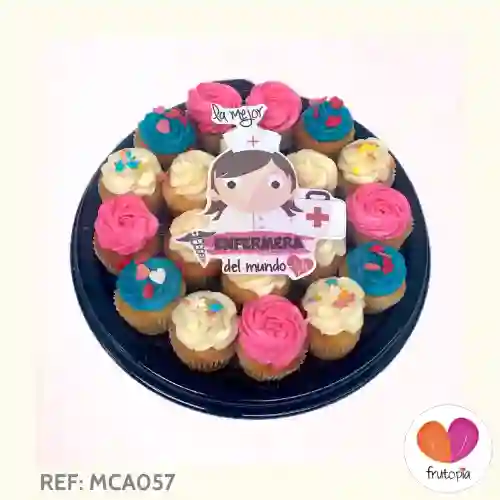 Minicupcakes X 20 Ref Mca057 Enfermera