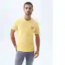 Camiseta Hombre Amarillo Talla XXL 842F010 Americanino