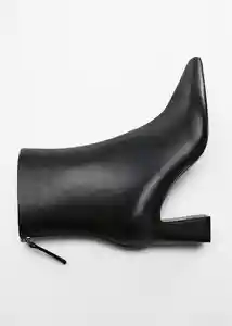 Botines Limo Negro Talla 39 Mujer Mango