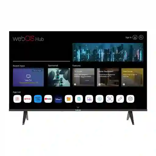 Televisor Caixun 43 Pulgadas Led Uhd-4k Smart Tv C43vauw