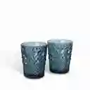 Set Vaso Alma Azul Ambiente Gourmet
